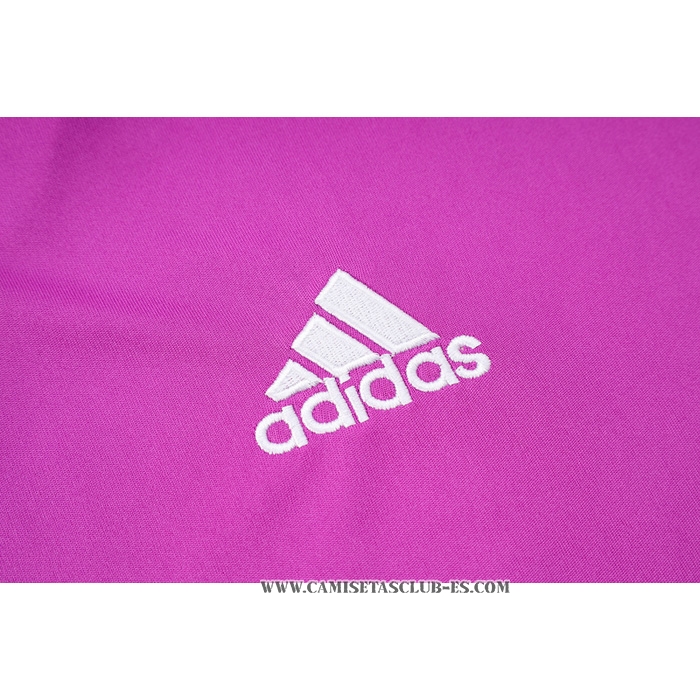 Chandal del Real Madrid 22-23 Manga Corta Purpura - Pantalon Corto